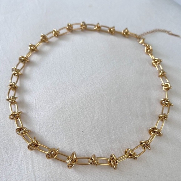 Anthropologie Gold Chain Necklace - Picture 3 of 6